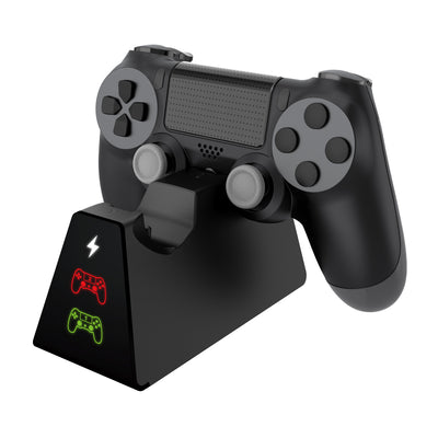  Portable Battery Charger Dual Charging Dock Station for PS4 controller with charging indicators