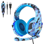 Camouflage Gaming Headset Luminous Headset T-176 - Prime Picks