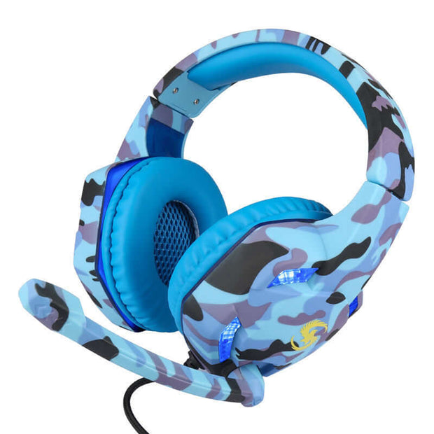 Camouflage Gaming Headset Luminous Headset T-176 - Prime Picks