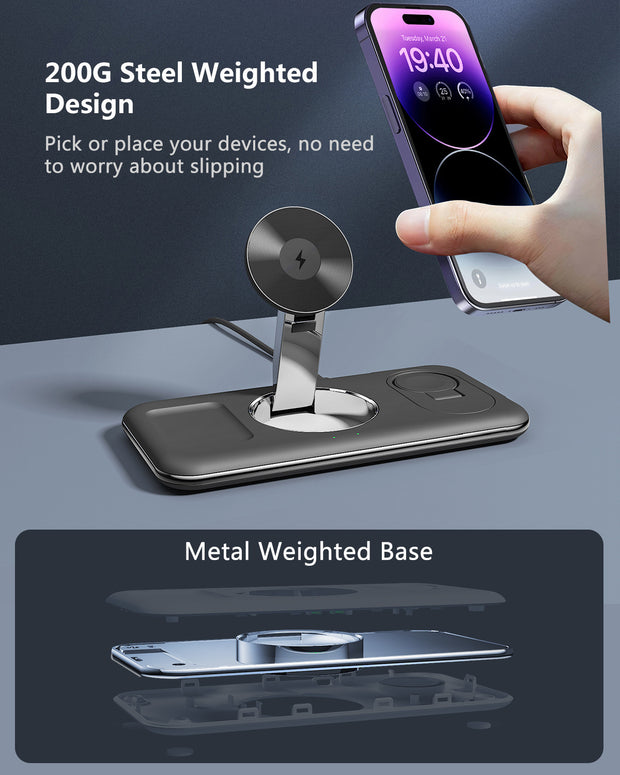 Folding Magnetic Wireless Charger - Prime Picks