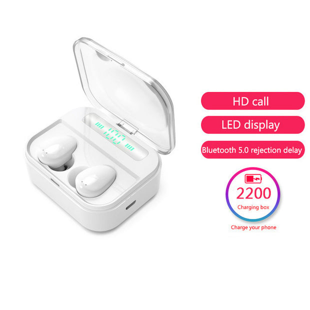 Bluetooth Earphone Stereo Headphone Wireless Earbuds Heads - Prime Picks