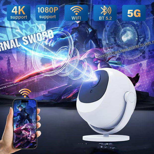 Smart Projector Android 11 Electric Focus Bluetooth 5 - Prime Picks