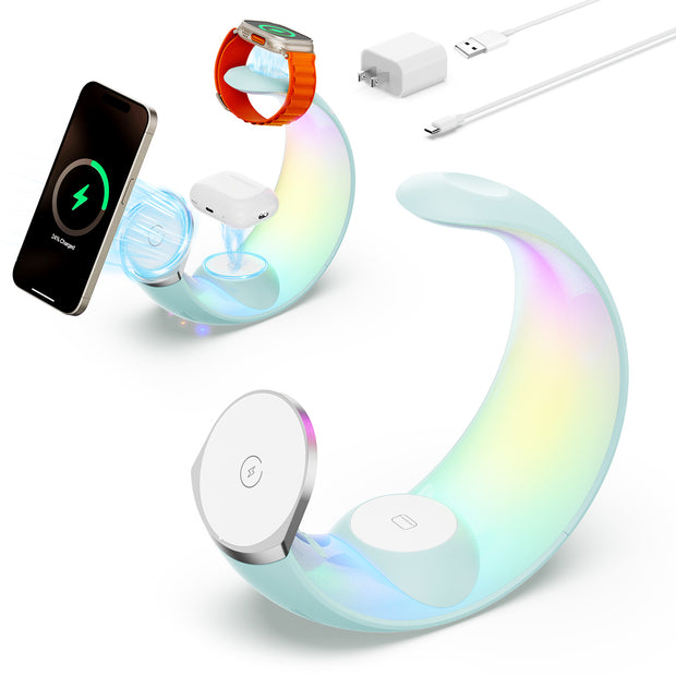 4-in-1 Crescent Magnetic Wireless Charger - Prime Picks