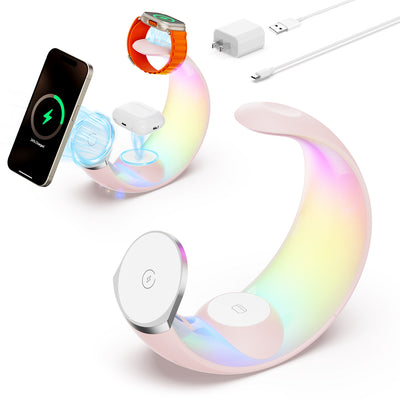 4-in-1 Crescent Magnetic Wireless Charger - Prime Picks